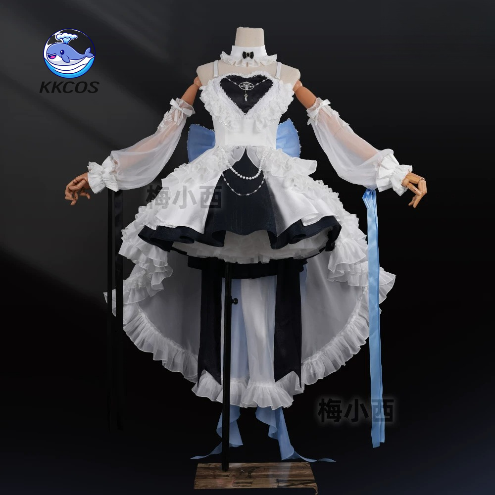 Party Games For Christmas - KKCos Kostum Cosplay Arknights Rosmontis, Gaun