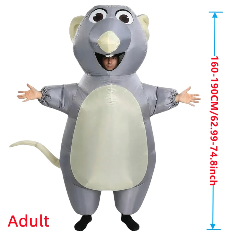 Kostum Tikus Abu-abu Tiup untu - Party Games For Adults And Kids ulasan dan harga