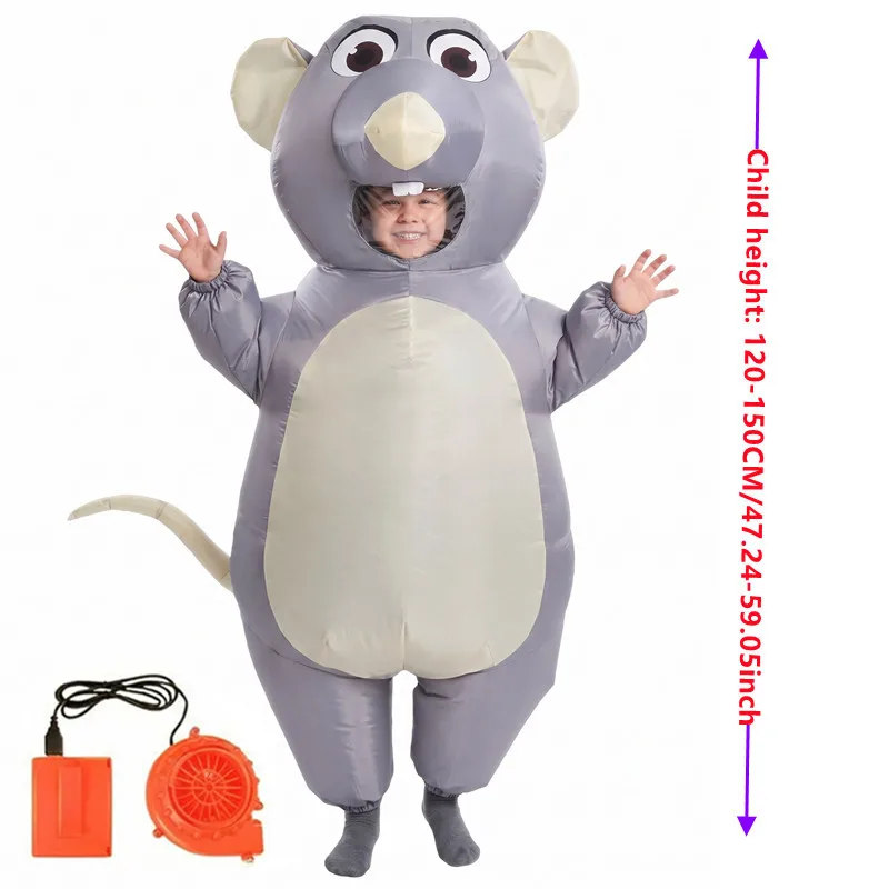 Kostum Tikus Abu-abu Tiup untu - Party Games For Adults And Kids ulasan dan harga