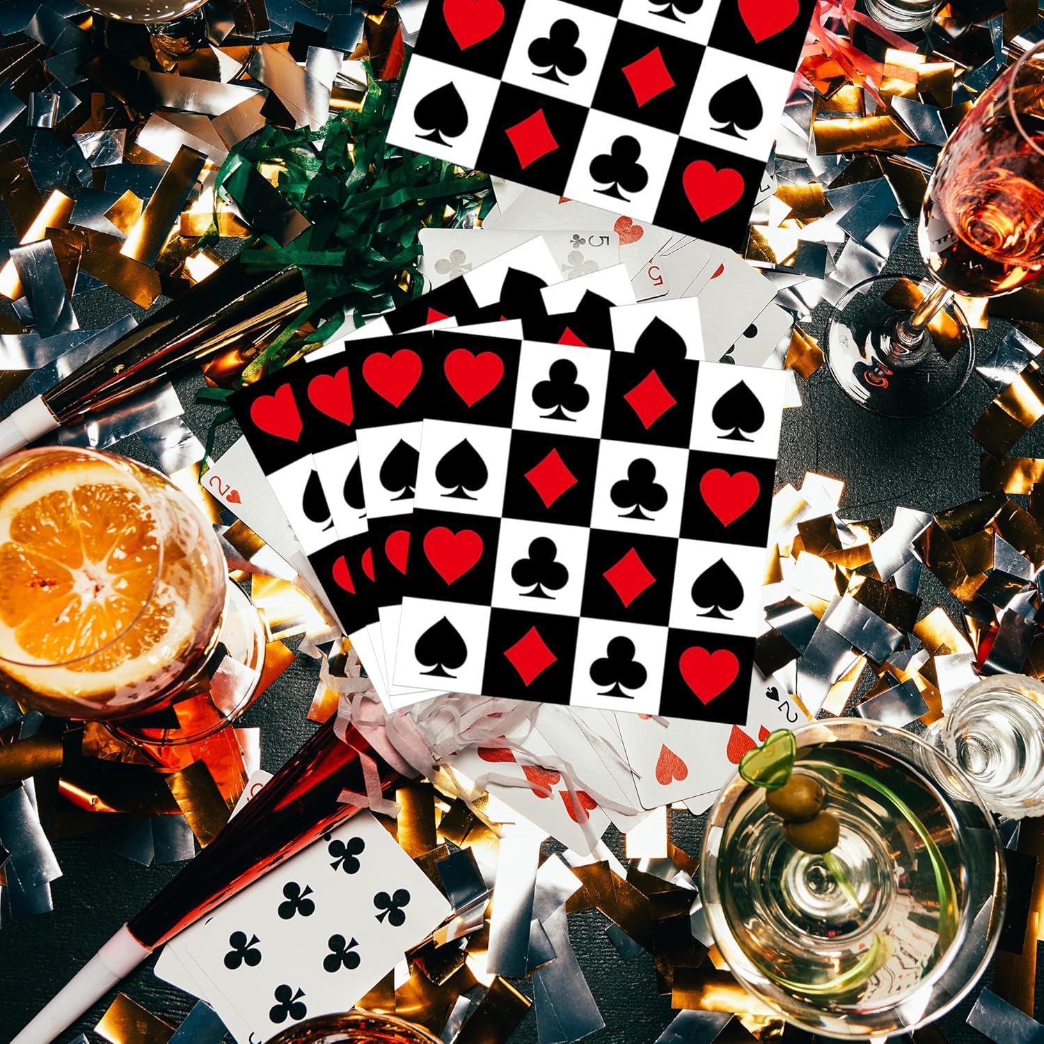 20/40/60/80 Buah Serbet Poker  - Party Games Night ulasan dan harga