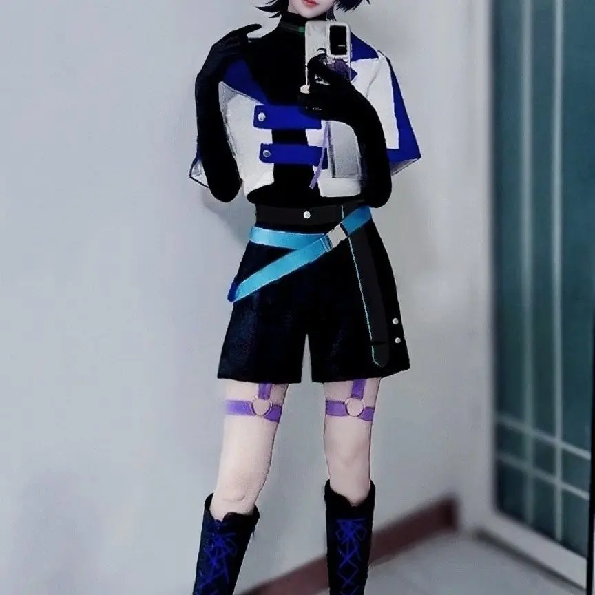 Kostum Cosplay Wanderer Genshi - Party Games For Christmas ulasan dan harga